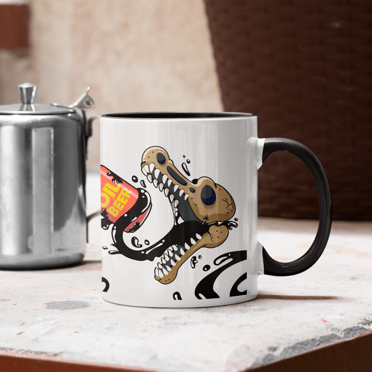 Oil Beer Mug
